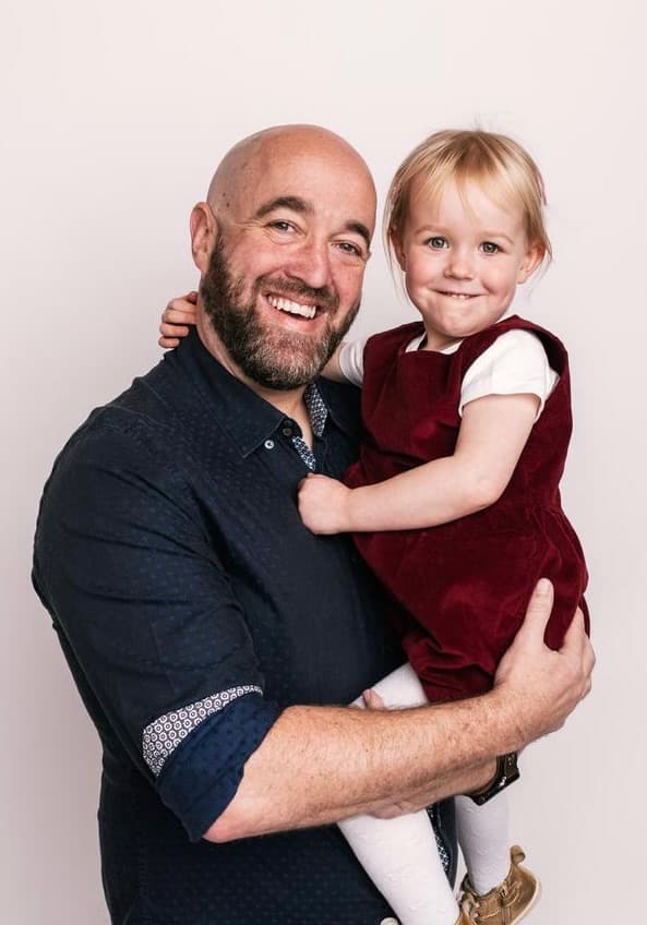 Rupert Gough with his daughter Sophie